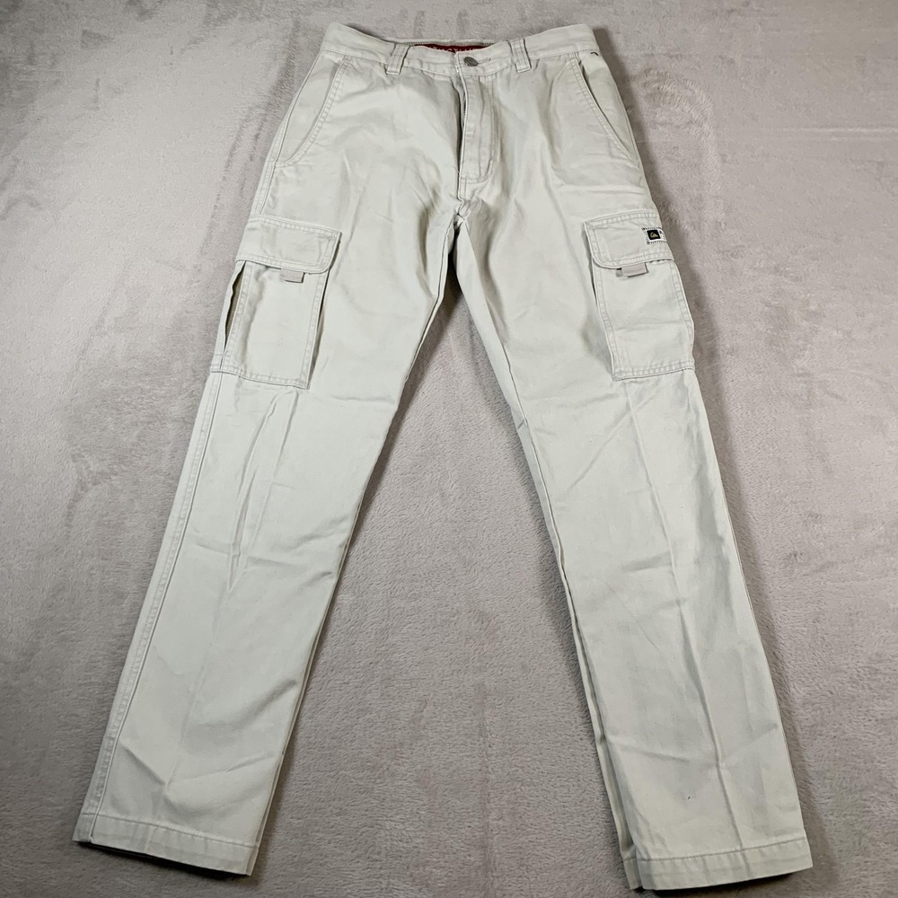 Quiksilver Cargo Pants Men 26x28.5 Utility Pockets Skate Workwear Streetwear Y2K